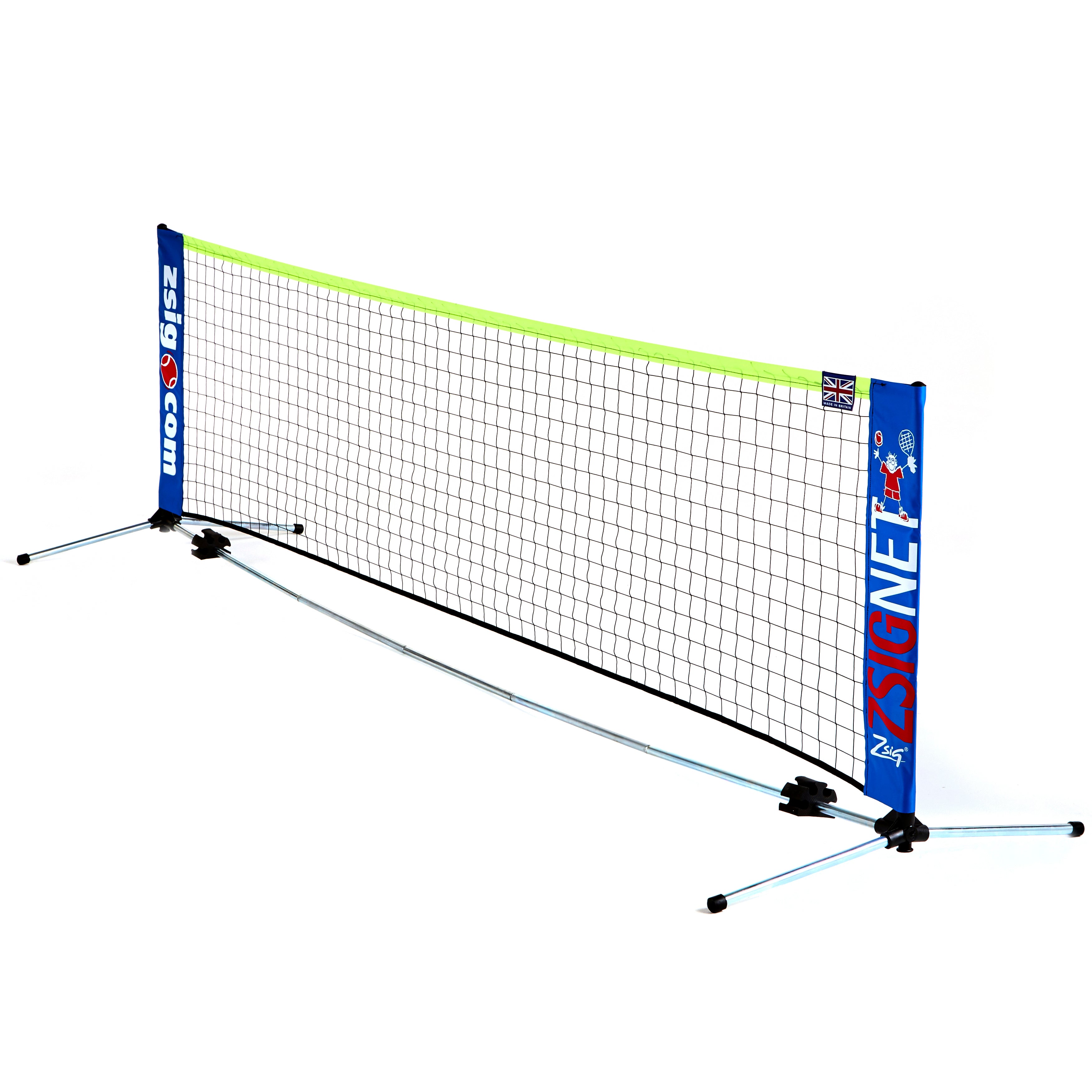 Zsig 3m Mini Tennis Net - great for gardens, or taking to the park or beach!