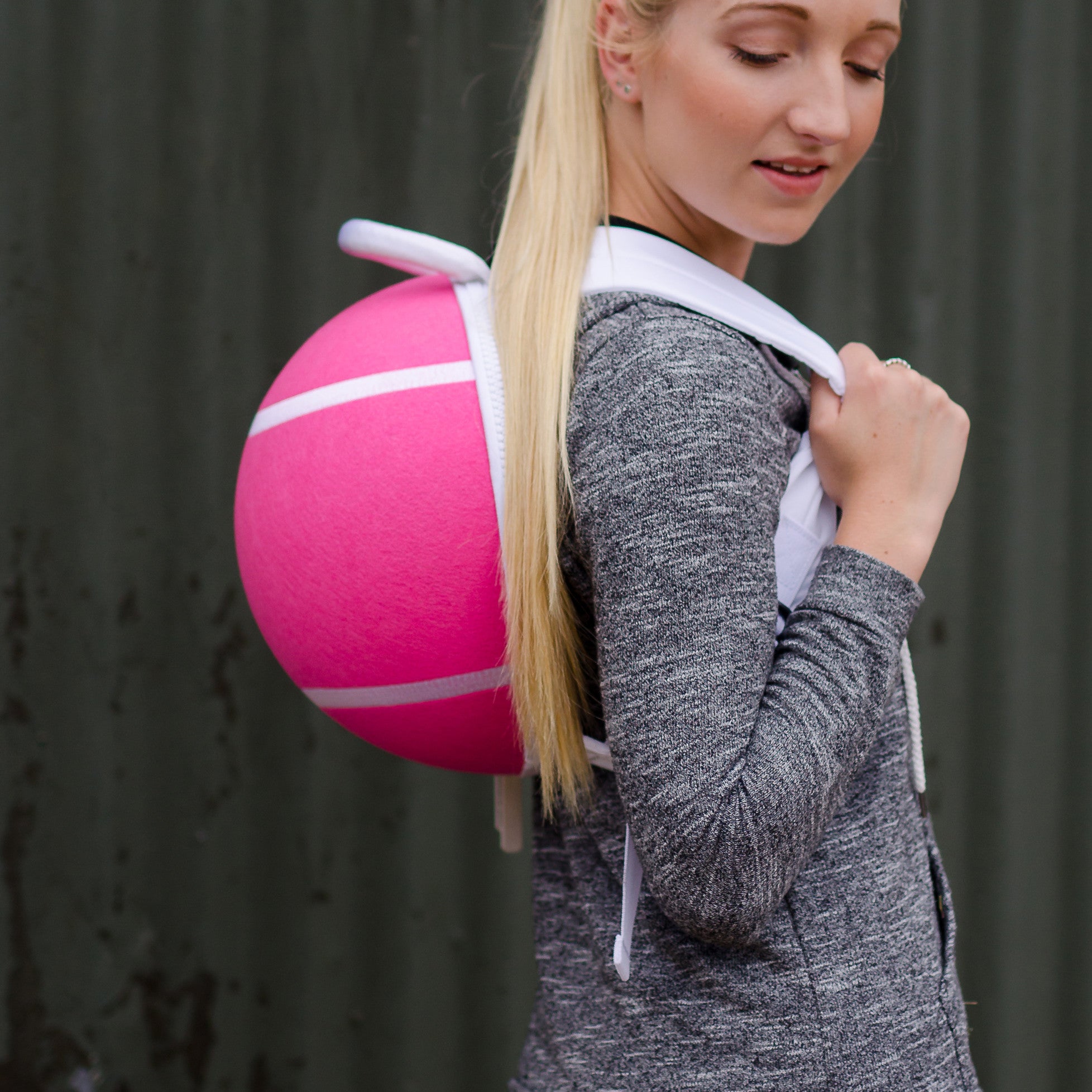 Sportpax tennis ball back pack in pink
