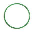 Large green 50cm flat hoop for sports coaching & training.