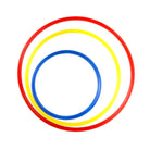 30cm, 50cm & 60cm flat hoops for sports coaching & training.