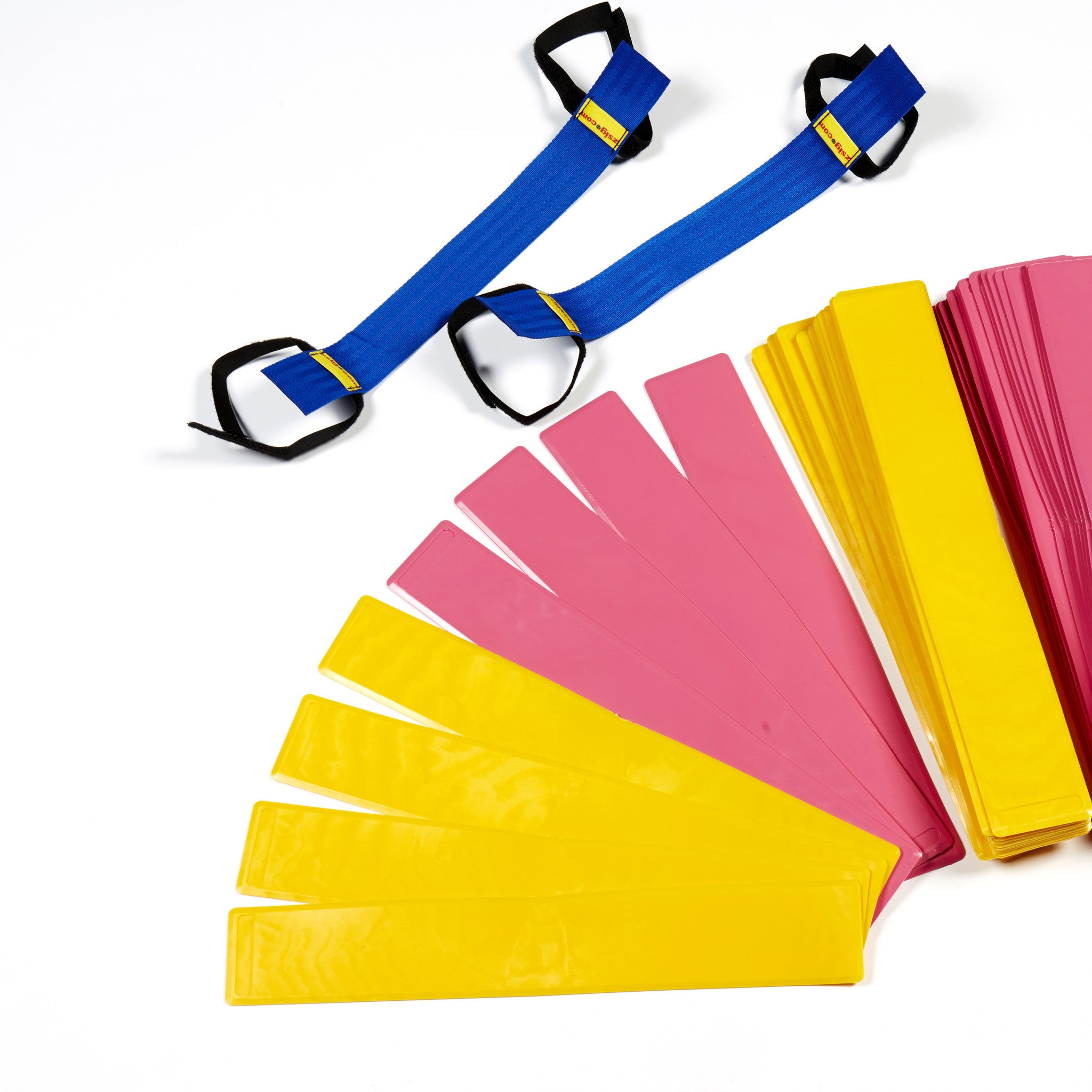 Throw Down Lines come in pink or yellow sets. Mix them up!