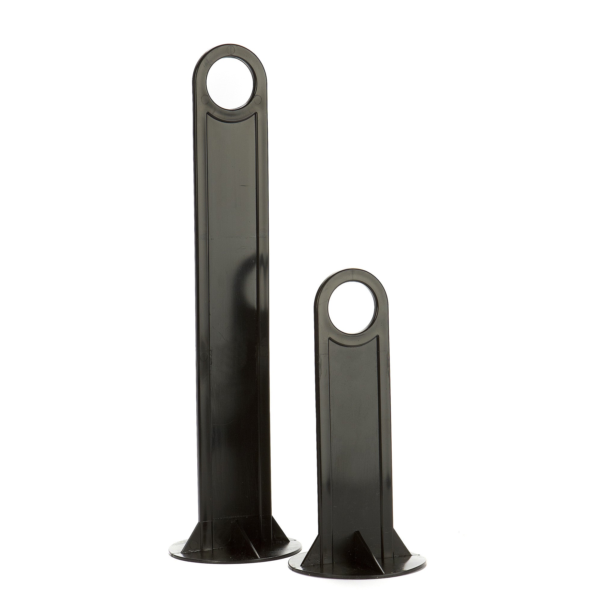 Small Sports Marker carry support pole & large Sports Marker carry support pole. Quality black plastic.