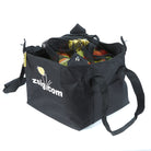 Zsig's Pro Coach Mini Compact Cart bag in combination with one of our drawstring ball carry bags