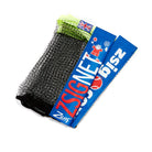 Zsig's 4.3m Badminton Net folded - made in the UK by us, from soft knotless netting