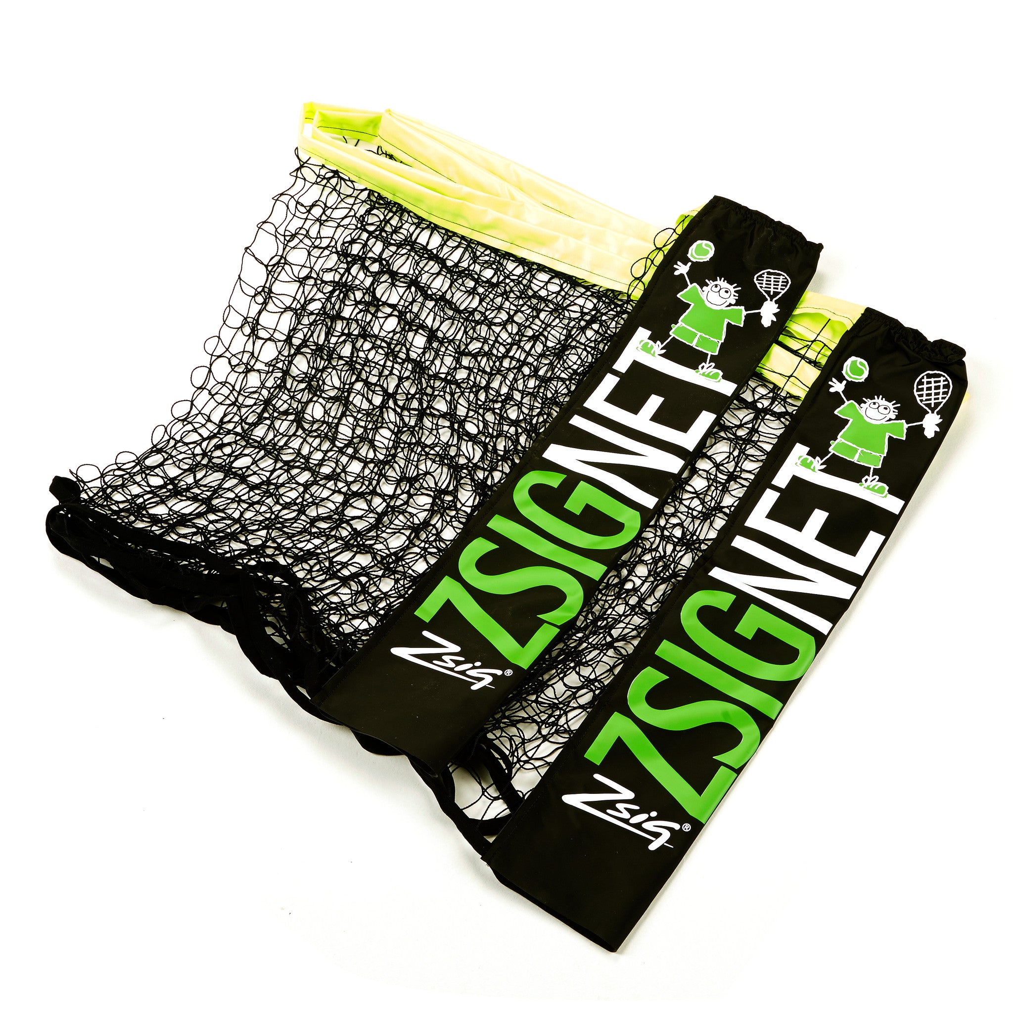 6m Mini Tennis Net System Classic Zsignet 20 folded net