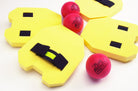 Coaching Aid for Early Years. Teach early hand-eye coordination and striking skills. Hitting Hands are foam pads with elasticated bands which support the hand.