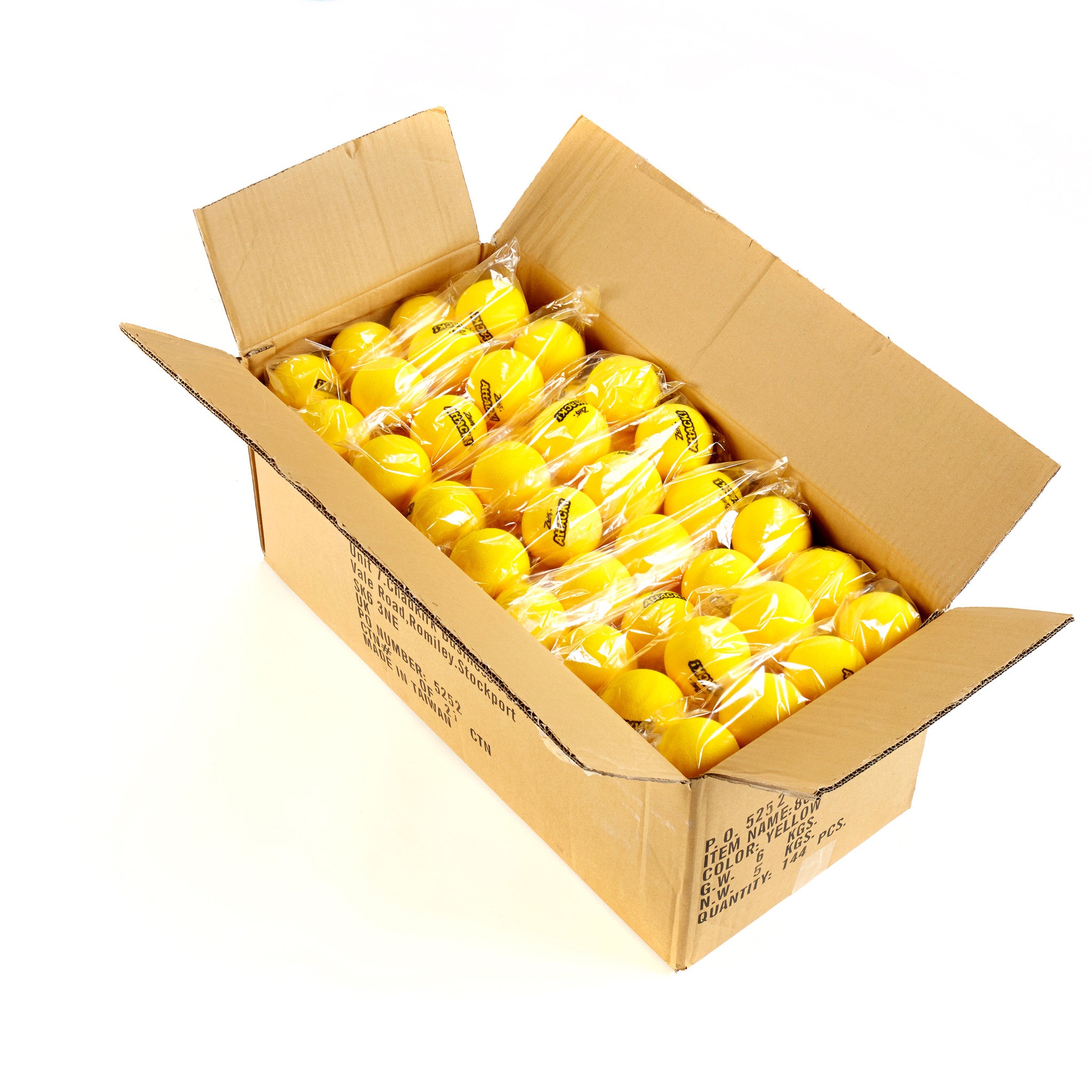 AttACK! high density fast-paced touchtennis balls - carton of 120