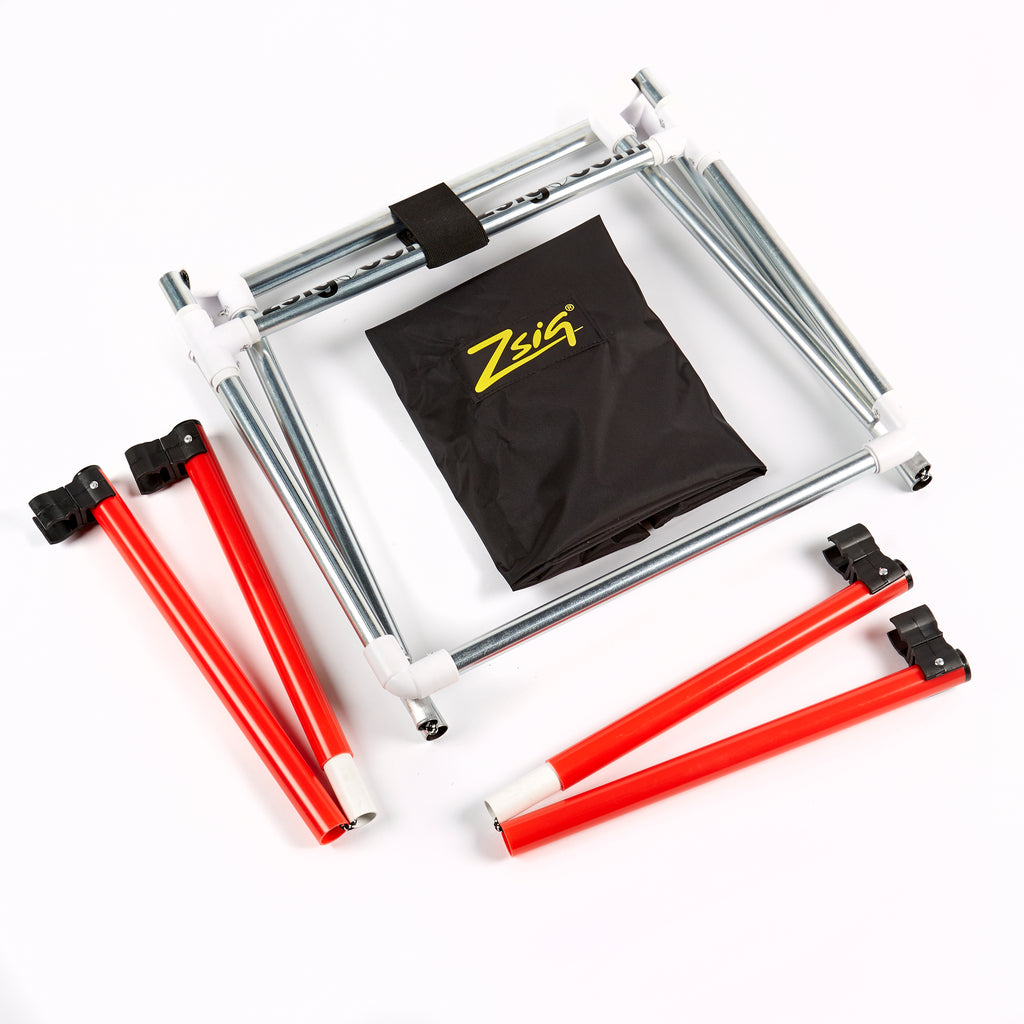 Zsig Ball Rolling Ramp folded as it arrives out of the box