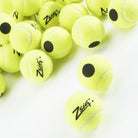 Yellow pressureless coaching balls with Black Dot for easy ID