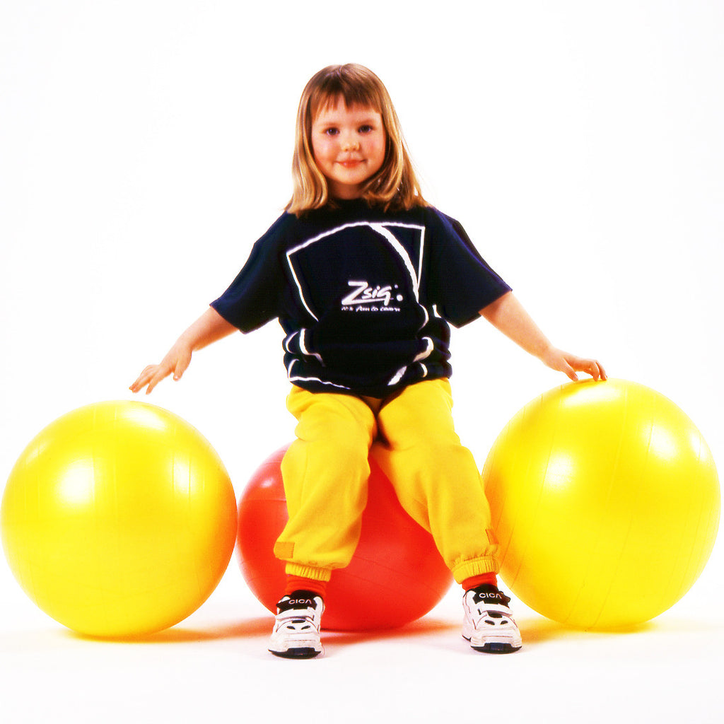 Early Years Ball. Soft, safe Easy Squeezy ball in bright blue, yellow or pink.
