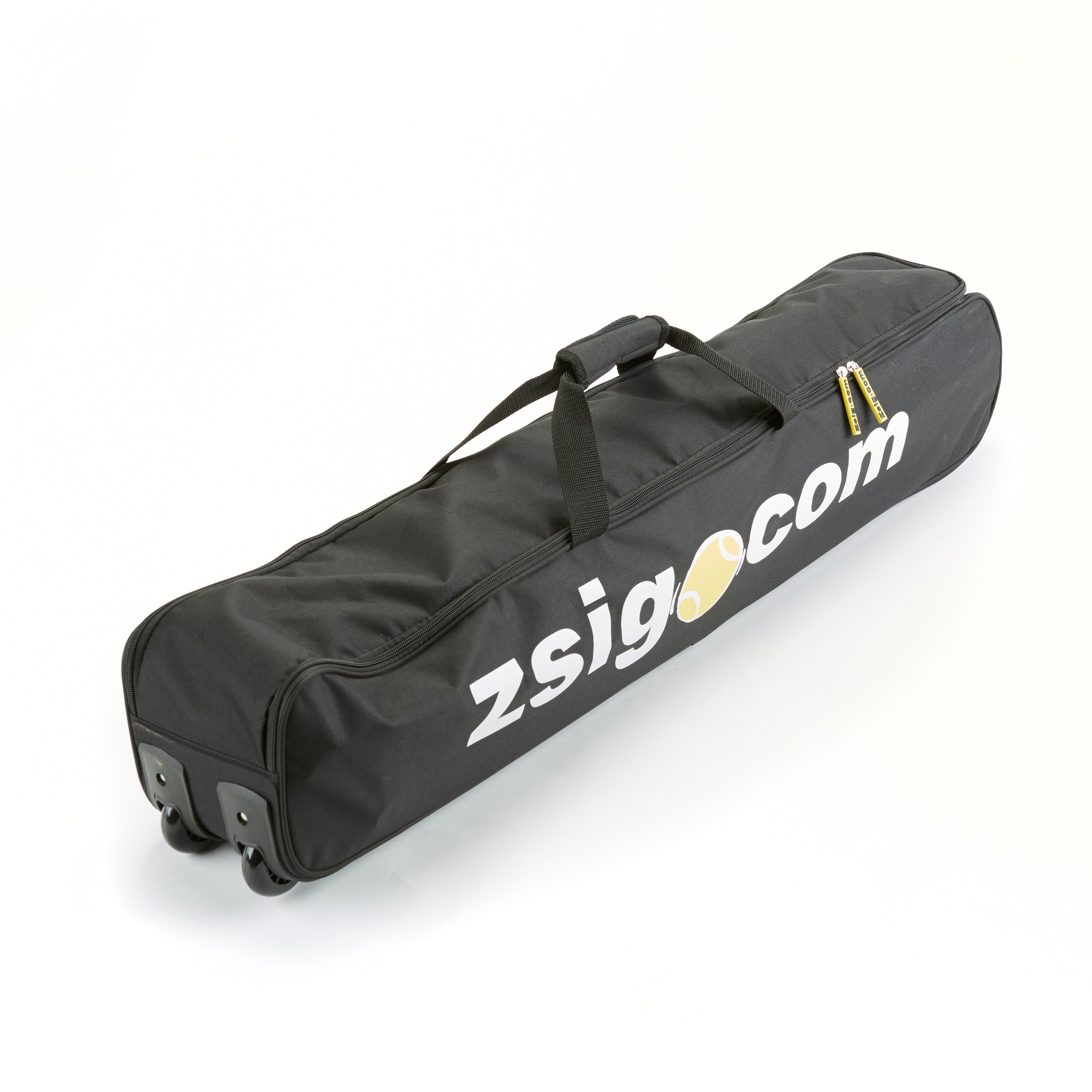 Our new portable full size tennis net is easy to transport packed in its bespoke wheeled holdall.