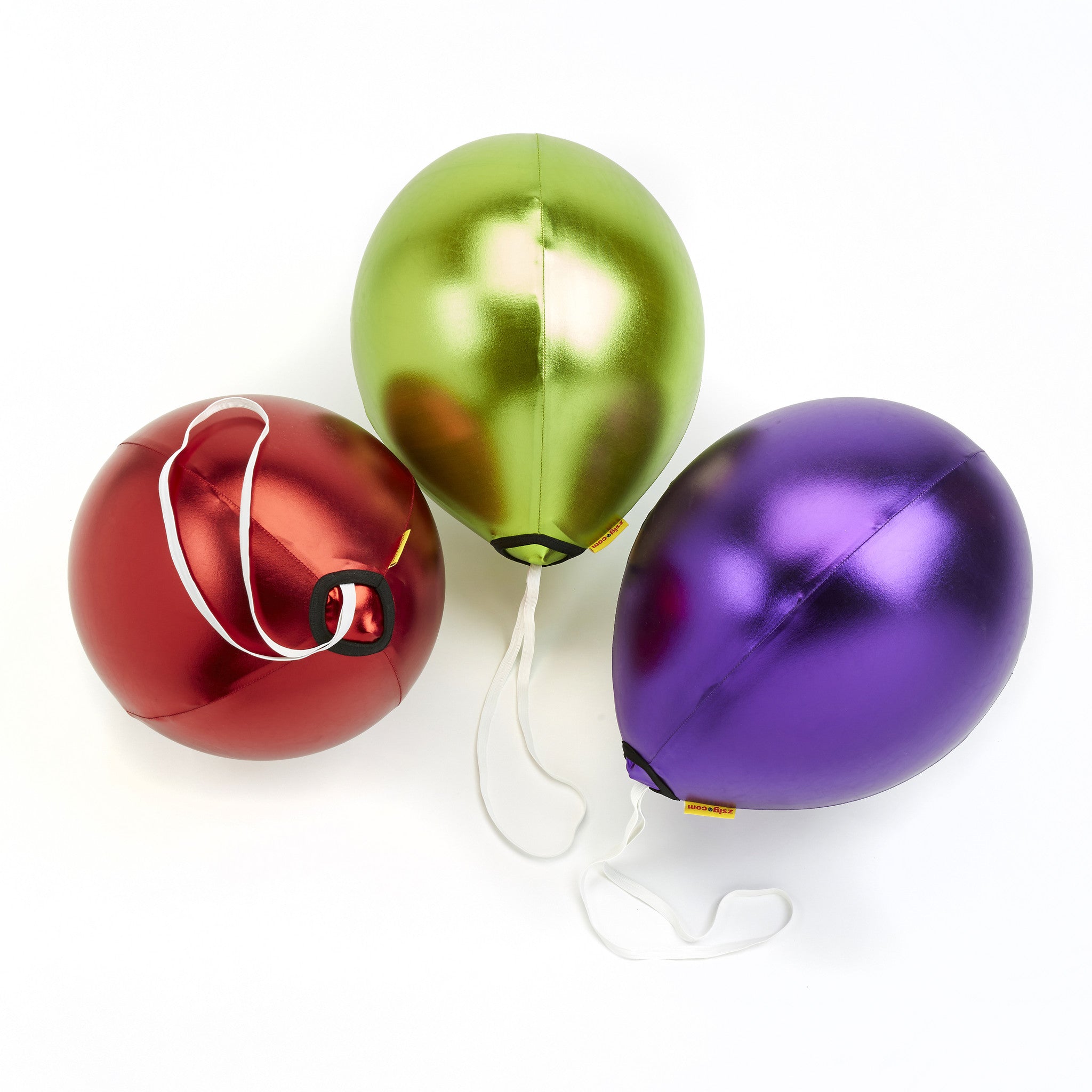 Early Years Coaching Aid. Giant Balloon Balls in bright jewel colours are light, floaty & a gentle way for children to learn to connect with a ball.