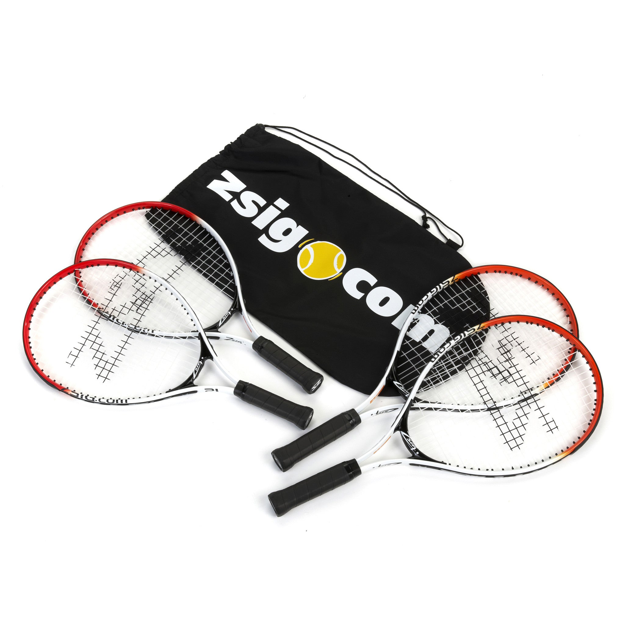 Racket Bag holds 4 Rackets Yellow Zsig