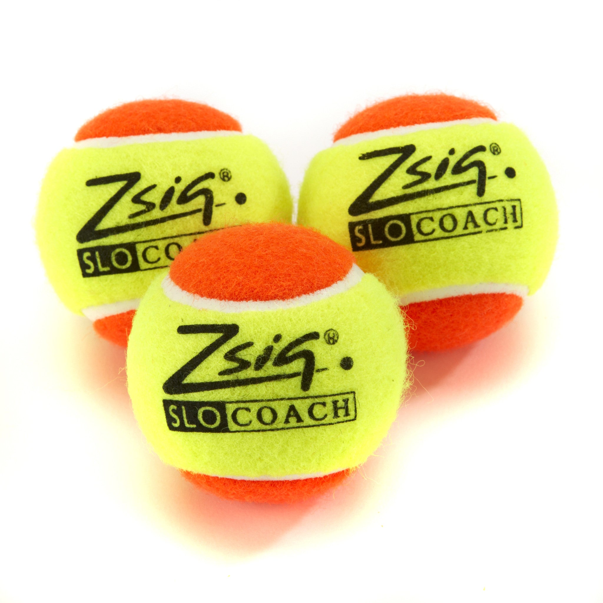 3 Slocoach Orange low energy Mini Tennis balls