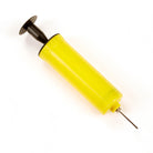 Yellow Needle Pump for sports ball inflation.