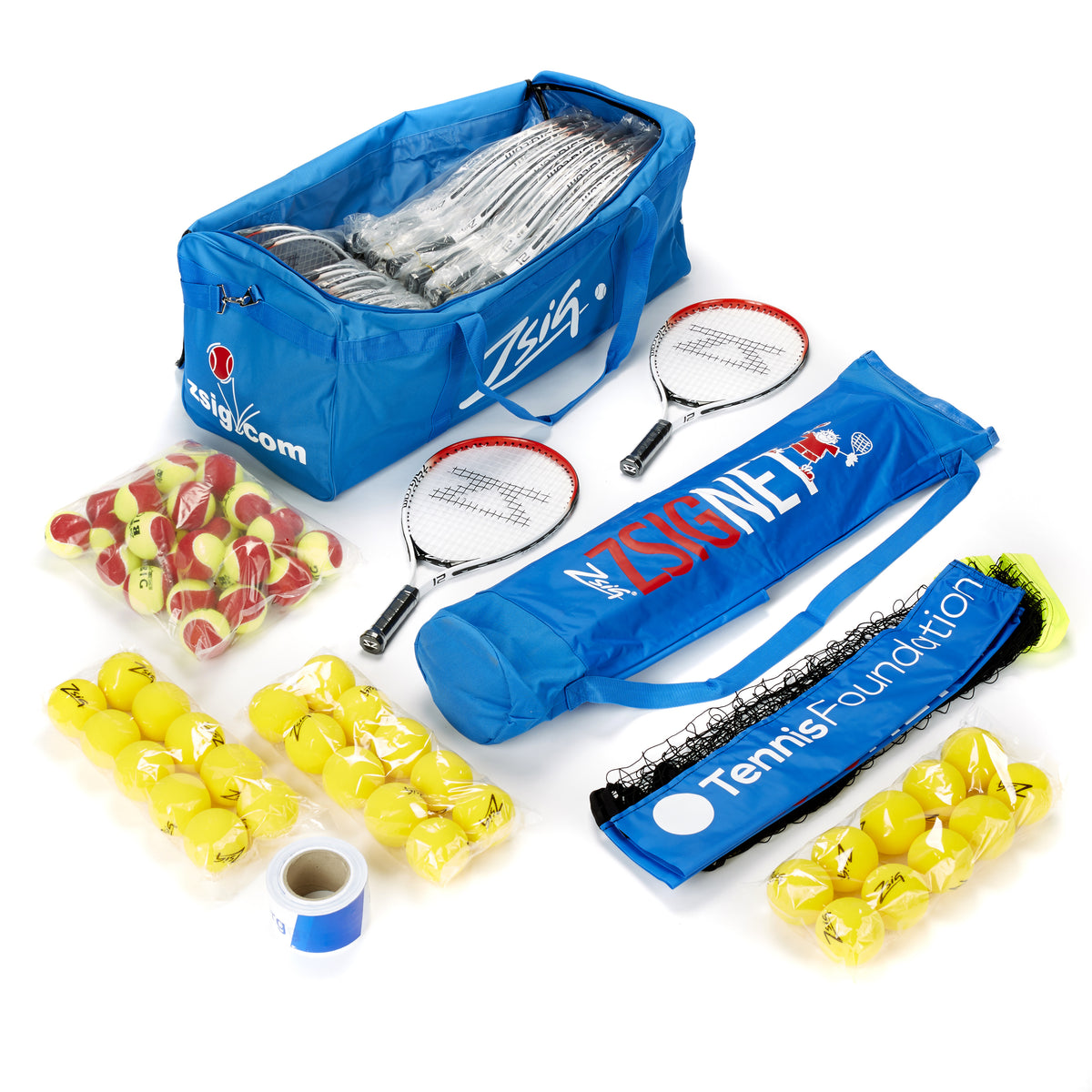 Standard Schools Tennis Equipment Pack Zsig