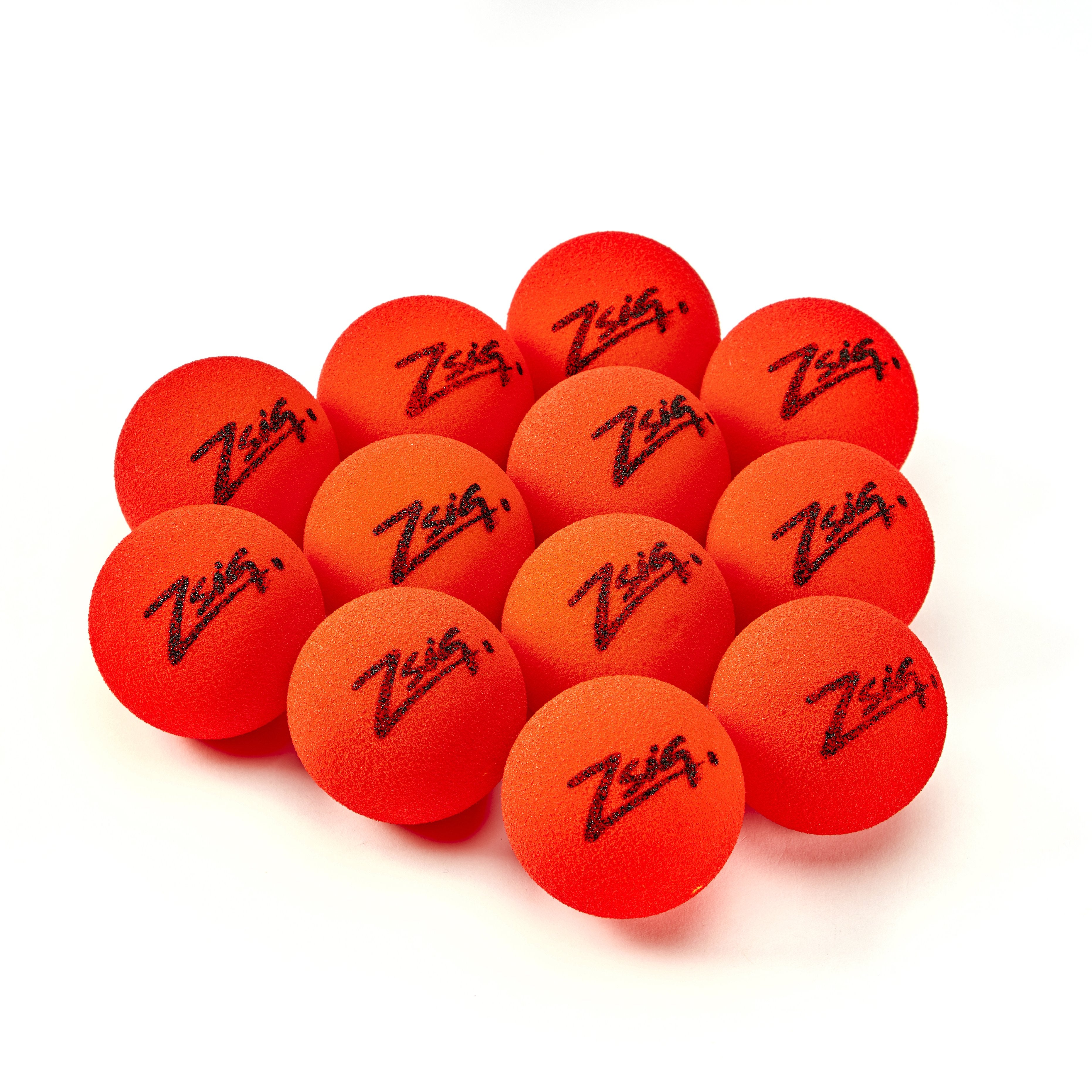 ZSIG Tough Guy 8cm pick-resistant red foam ball in dozens.