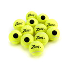 Zsig yellow coaching balls with Black Dot for easy ID