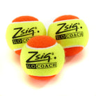 Three Zsig Slocoach Orange Mini Tennis Balls