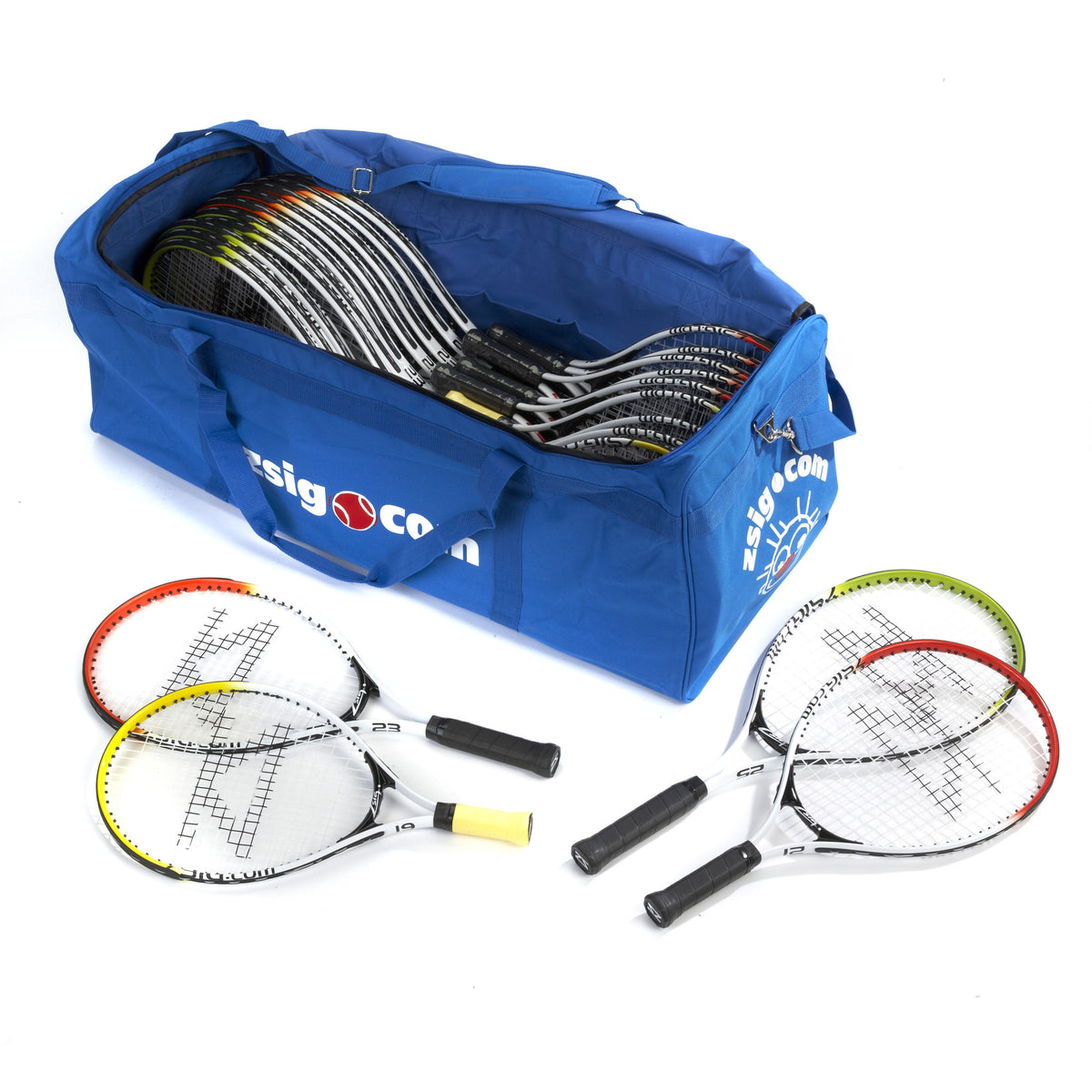 Mini Tennis | Mixed Class Pack of 24 Rackets | 21, 23 & 25 inch – Zsig