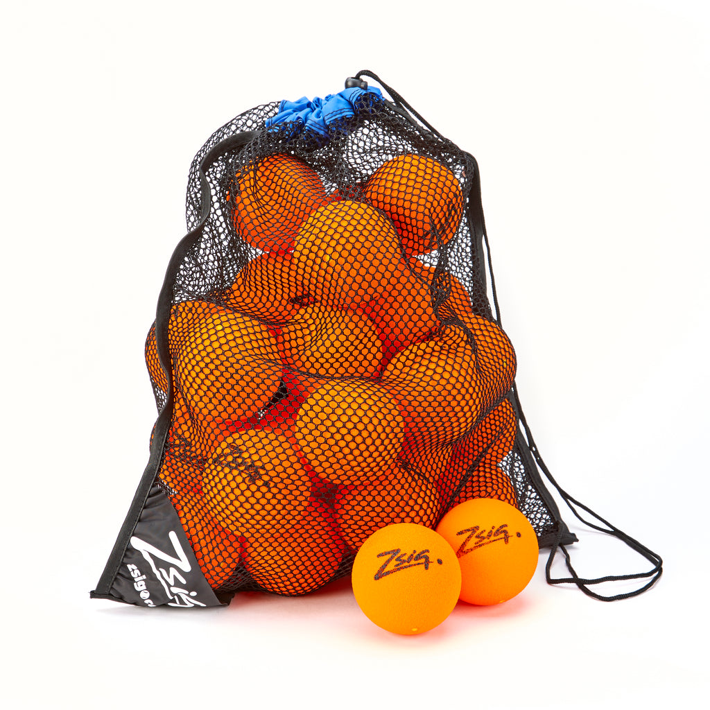Zsig MP9 Tough Guy Bag of 48 9cm balls in Orange