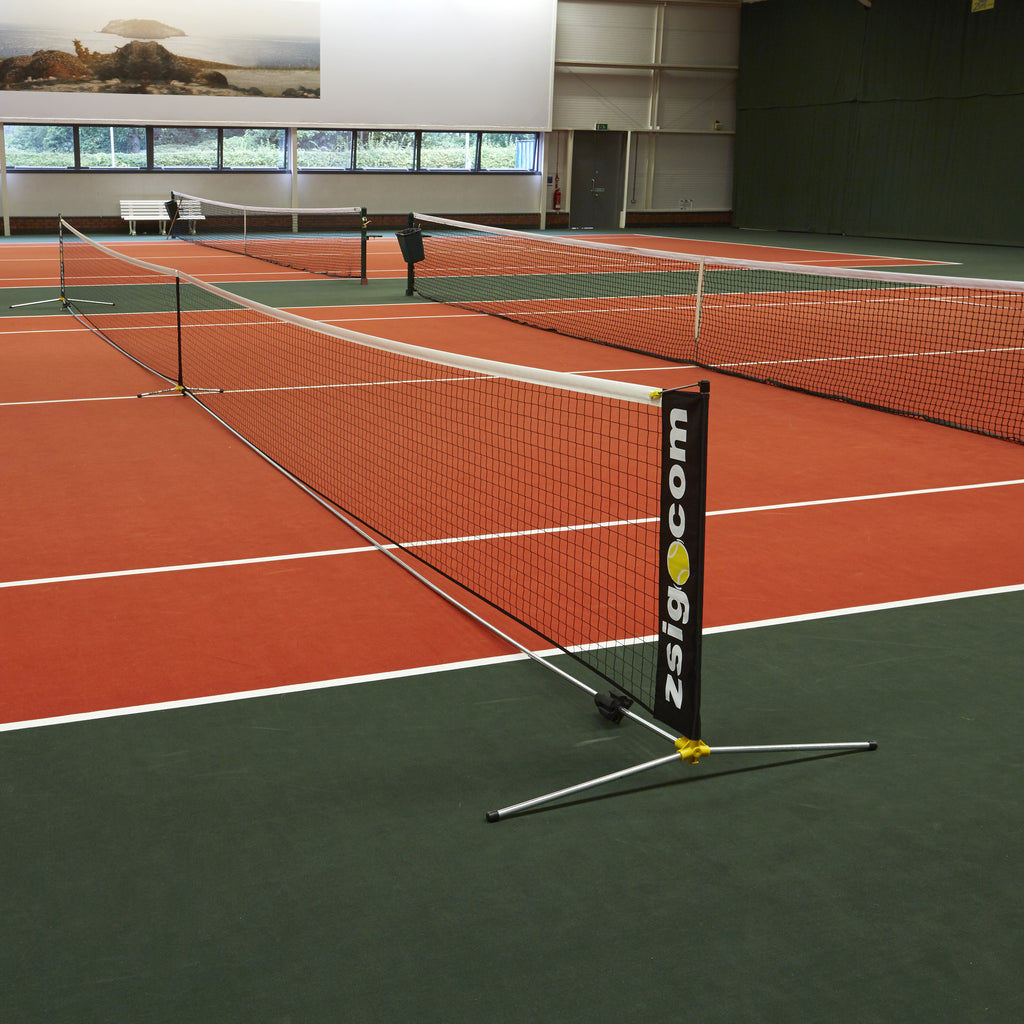 Zsignet 48 patented 12.8m full size portable tennis net