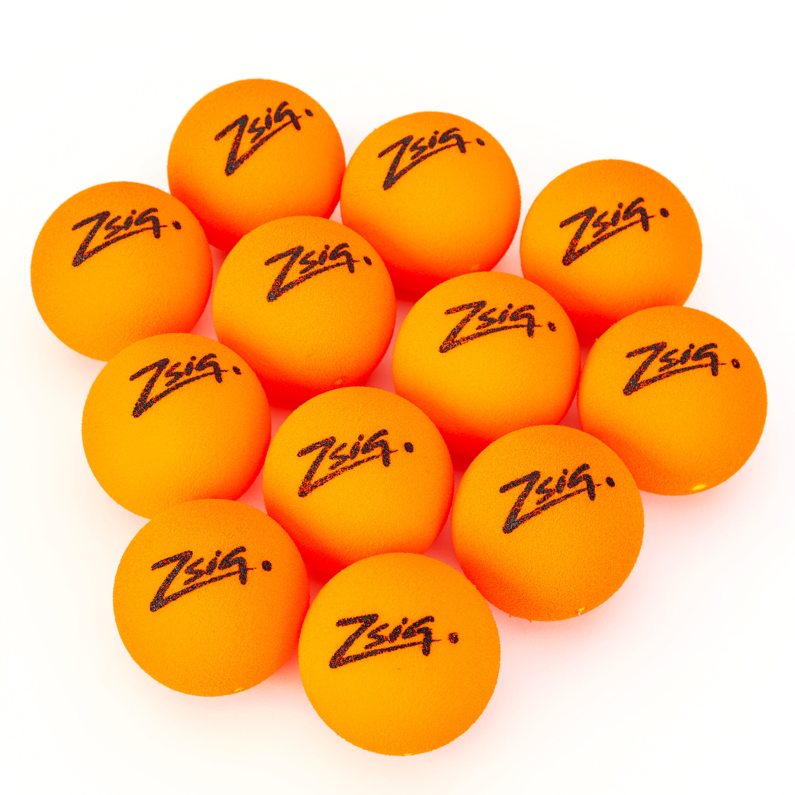 ZSig MP9 Tough Guy sponge ball in orange - a dozen
