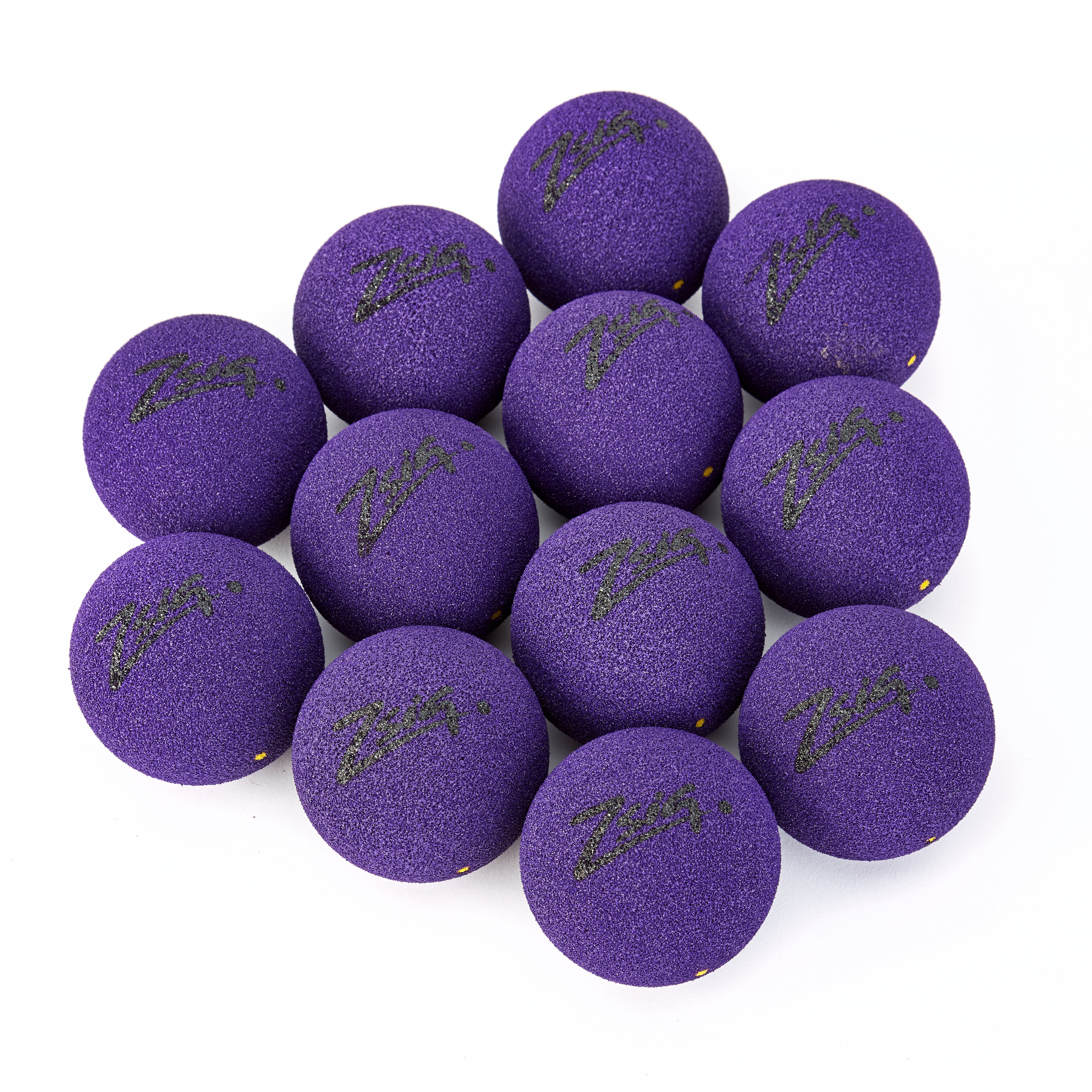 Zsig MP9 Tough Guy sponge ball in purple - a dozen