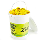Zsig Matchplay 8cm cut foam Mini Tennis Balls in a coach's bucket of 48 balls