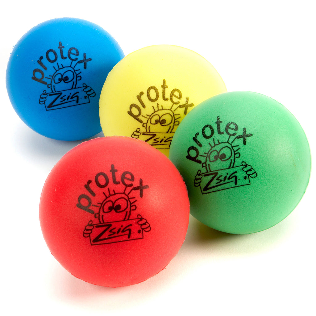 Zsif Protex 9cm moulded sponge ball in 4 colours